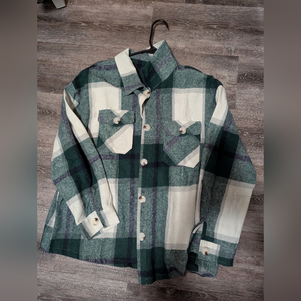 Plaid button up